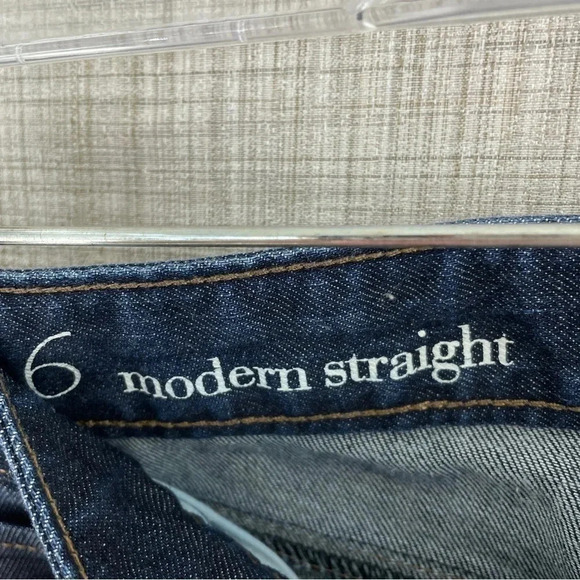 LOFT womnes size 6 modern straight jeans 0967 - Picture 5 of 9